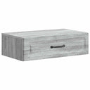 vidaXL Wall-Mounted Side Table White 59x34.5x17 cm Engineered Wood
