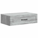 vidaXL Wall-Mounted Side Table White 59x34.5x17 cm Engineered Wood
