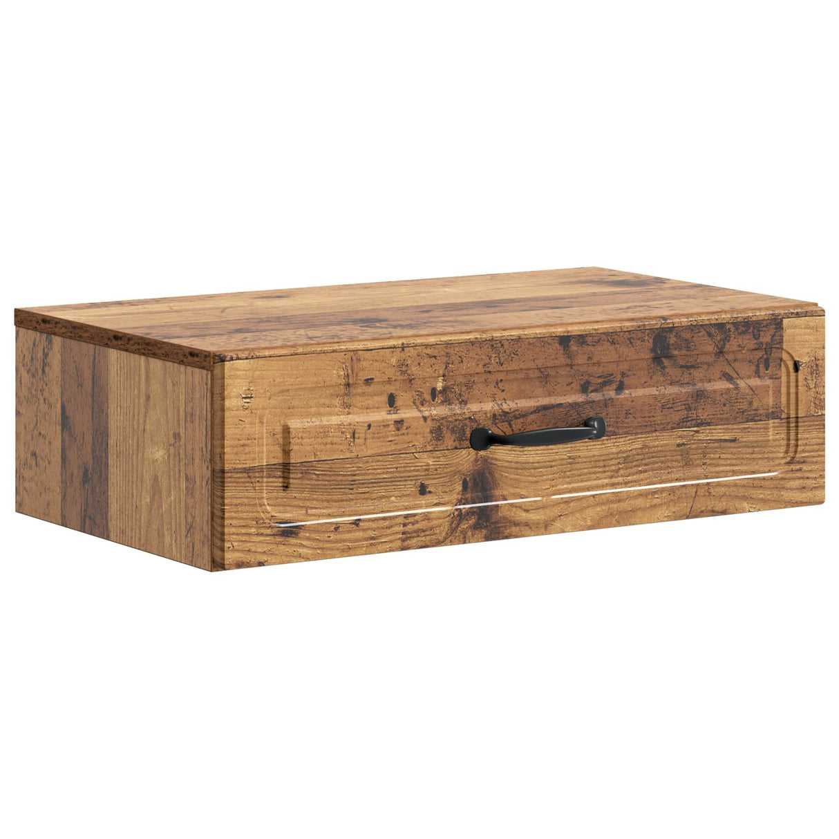 vidaXL Wall-Mounted Side Table White 59x34.5x17 cm Engineered Wood
