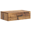 vidaXL Wall-Mounted Side Table White 59x34.5x17 cm Engineered Wood