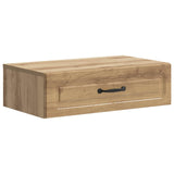 vidaXL Wall-Mounted Side Table White 59x34.5x17 cm Engineered Wood