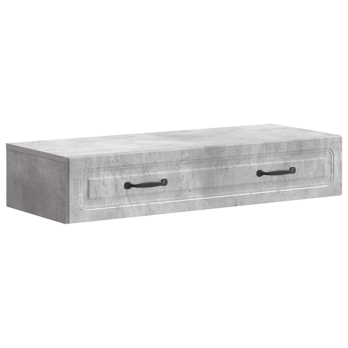 vidaXL Wall-Mounted Side Table White 59x34.5x17 cm Engineered Wood