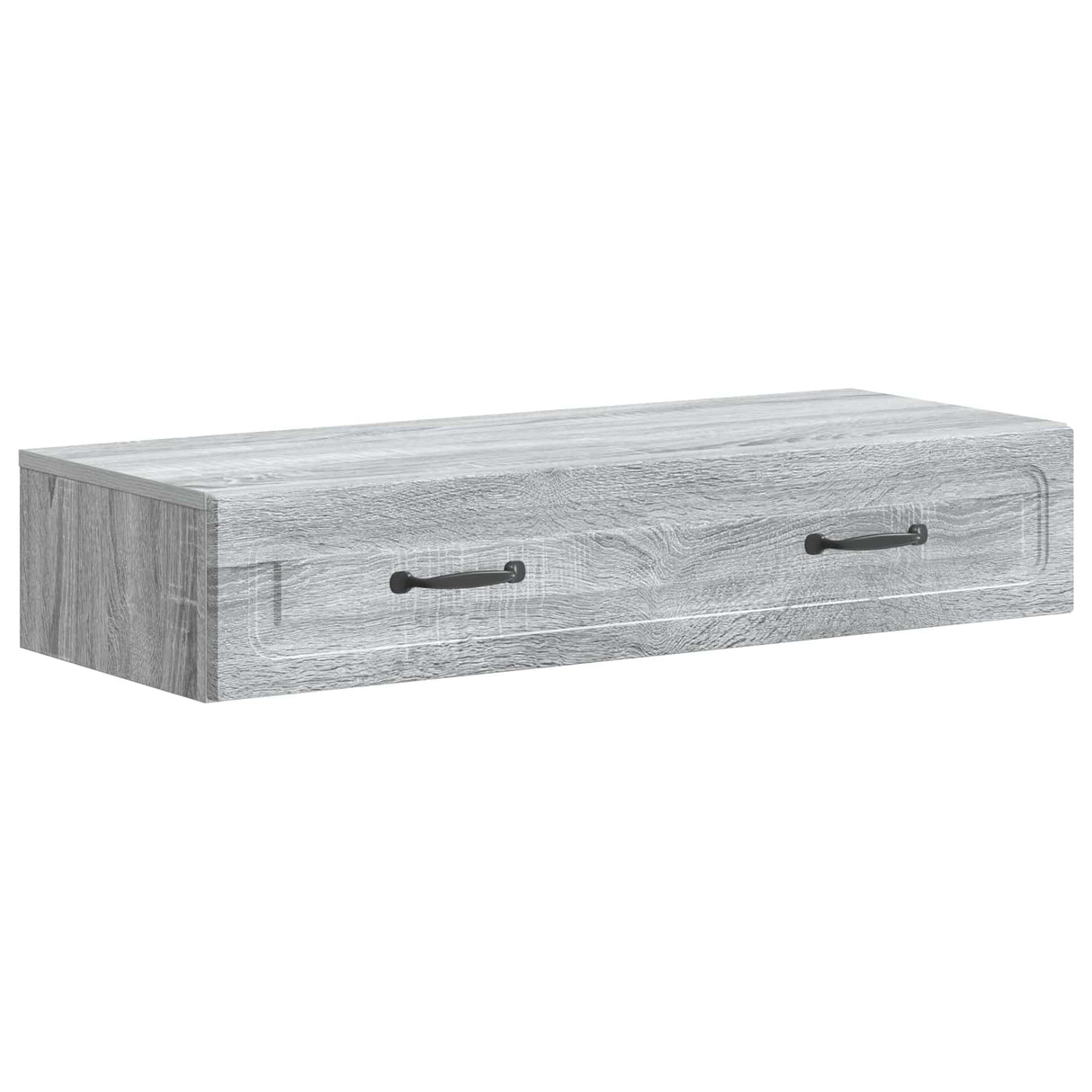 vidaXL Wall-Mounted Side Table White 59x34.5x17 cm Engineered Wood