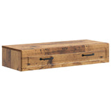 vidaXL Wall-Mounted Side Table White 59x34.5x17 cm Engineered Wood