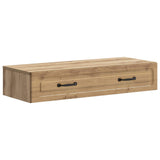 vidaXL Wall-Mounted Side Table White 59x34.5x17 cm Engineered Wood