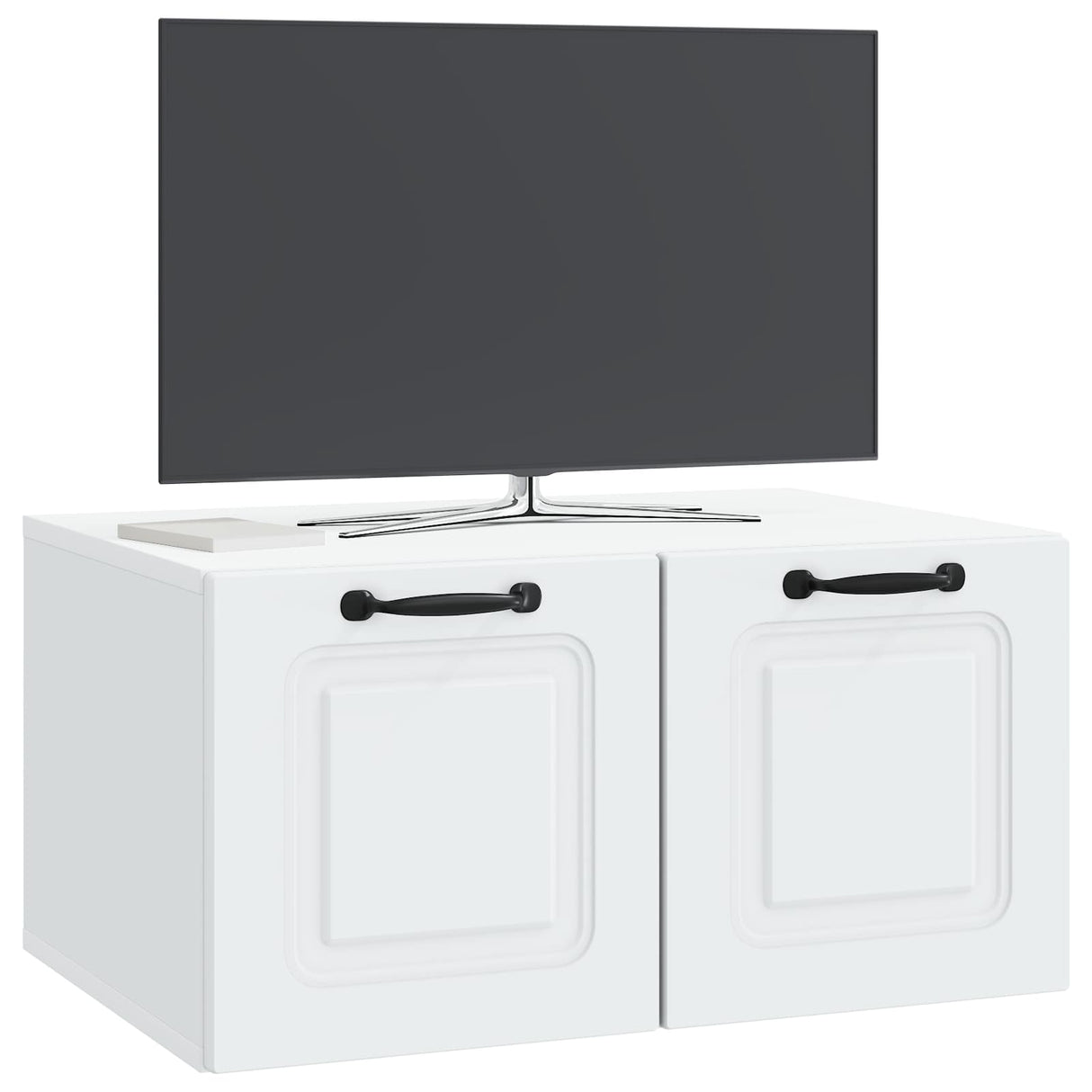 vidaXL Wandmontage TV-kast Zwart 59,5 x 41 x 30 cm Bewerkt hout