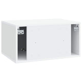 vidaXL Wandmontage TV-kast Zwart 59,5 x 41 x 30 cm Bewerkt hout