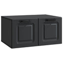 vidaXL Wandmontage TV-kast Zwart 59,5 x 41 x 30 cm Bewerkt hout