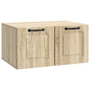 vidaXL Wandmontage TV-kast Zwart 59,5 x 41 x 30 cm Bewerkt hout