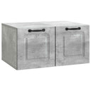 vidaXL Wandmontage TV-kast Zwart 59,5 x 41 x 30 cm Bewerkt hout