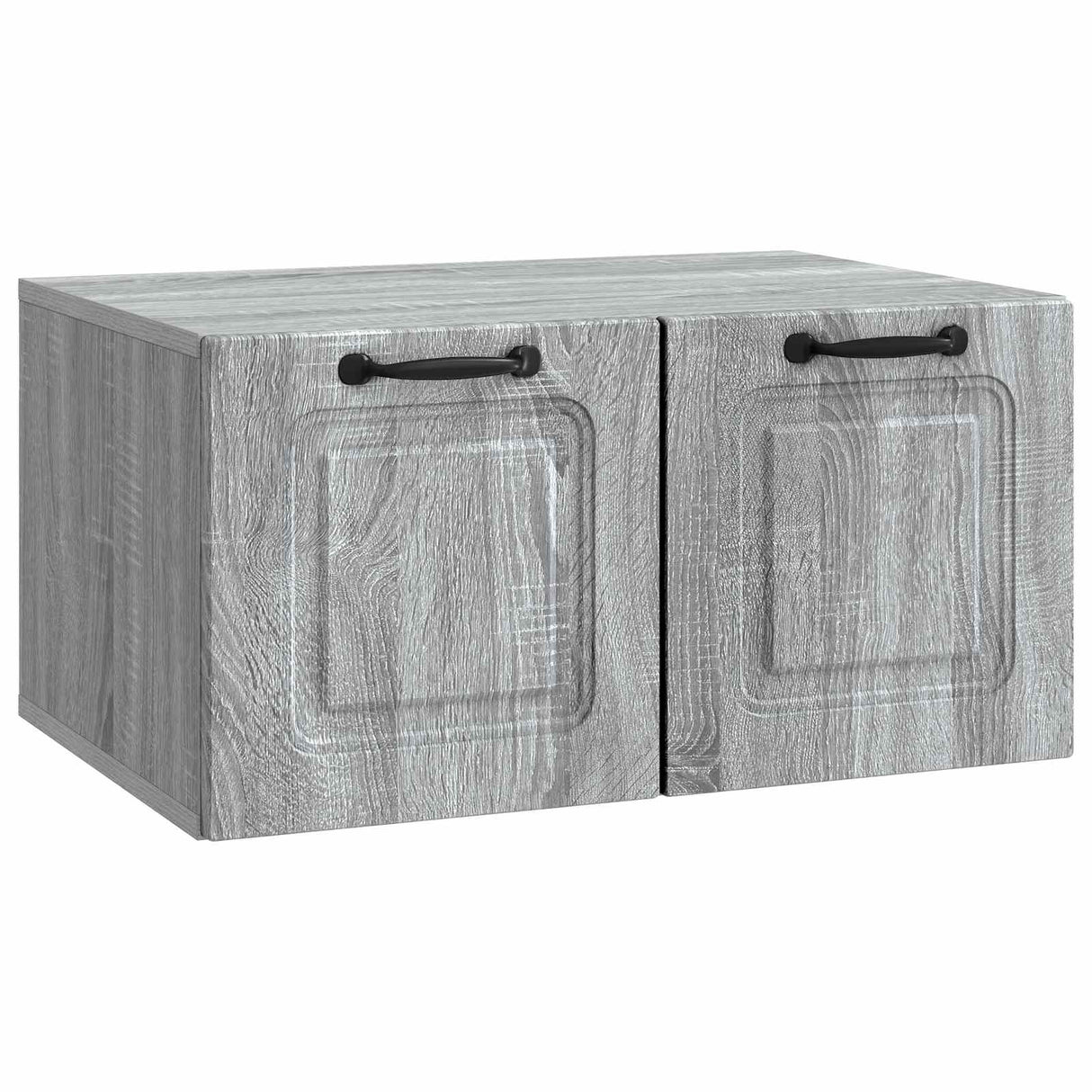 vidaXL Wandmontage TV-kast Zwart 59,5 x 41 x 30 cm Bewerkt hout
