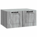 vidaXL Wandmontage TV-kast Zwart 59,5 x 41 x 30 cm Bewerkt hout