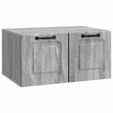 vidaXL Wandmontage TV-kast Zwart 59,5 x 41 x 30 cm Bewerkt hout