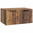 vidaXL Wandmontage TV-kast Zwart 59,5 x 41 x 30 cm Bewerkt hout