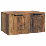 vidaXL Wandmontage TV-kast Zwart 59,5 x 41 x 30 cm Bewerkt hout