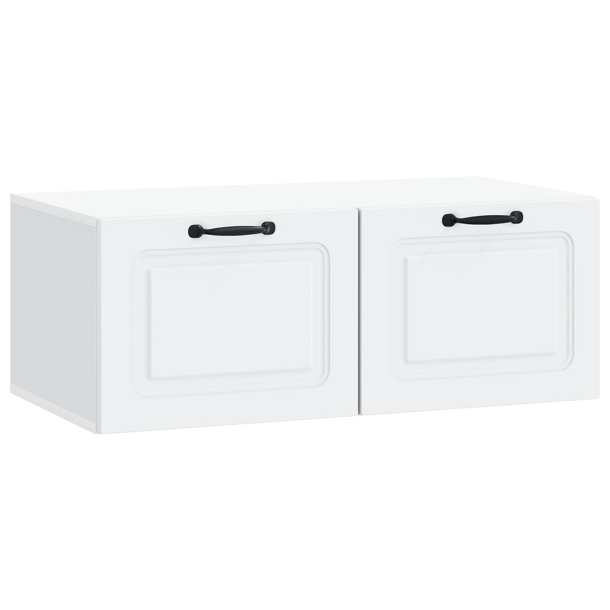 vidaXL Wandmontage TV-kast Zwart 59,5 x 41 x 30 cm Bewerkt hout