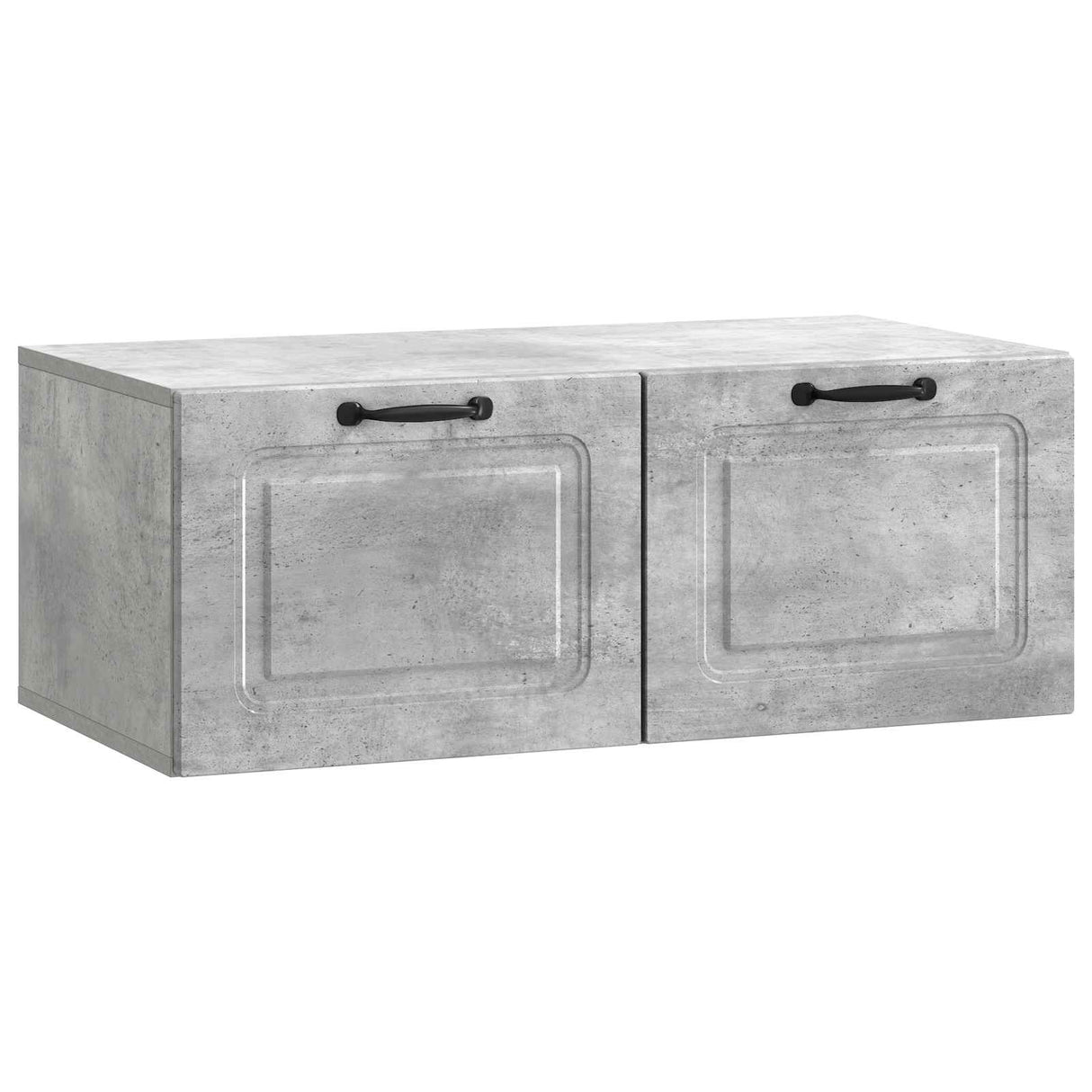 vidaXL Wandmontage TV-kast Zwart 59,5 x 41 x 30 cm Bewerkt hout