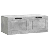 vidaXL Wandmontage TV-kast Zwart 59,5 x 41 x 30 cm Bewerkt hout