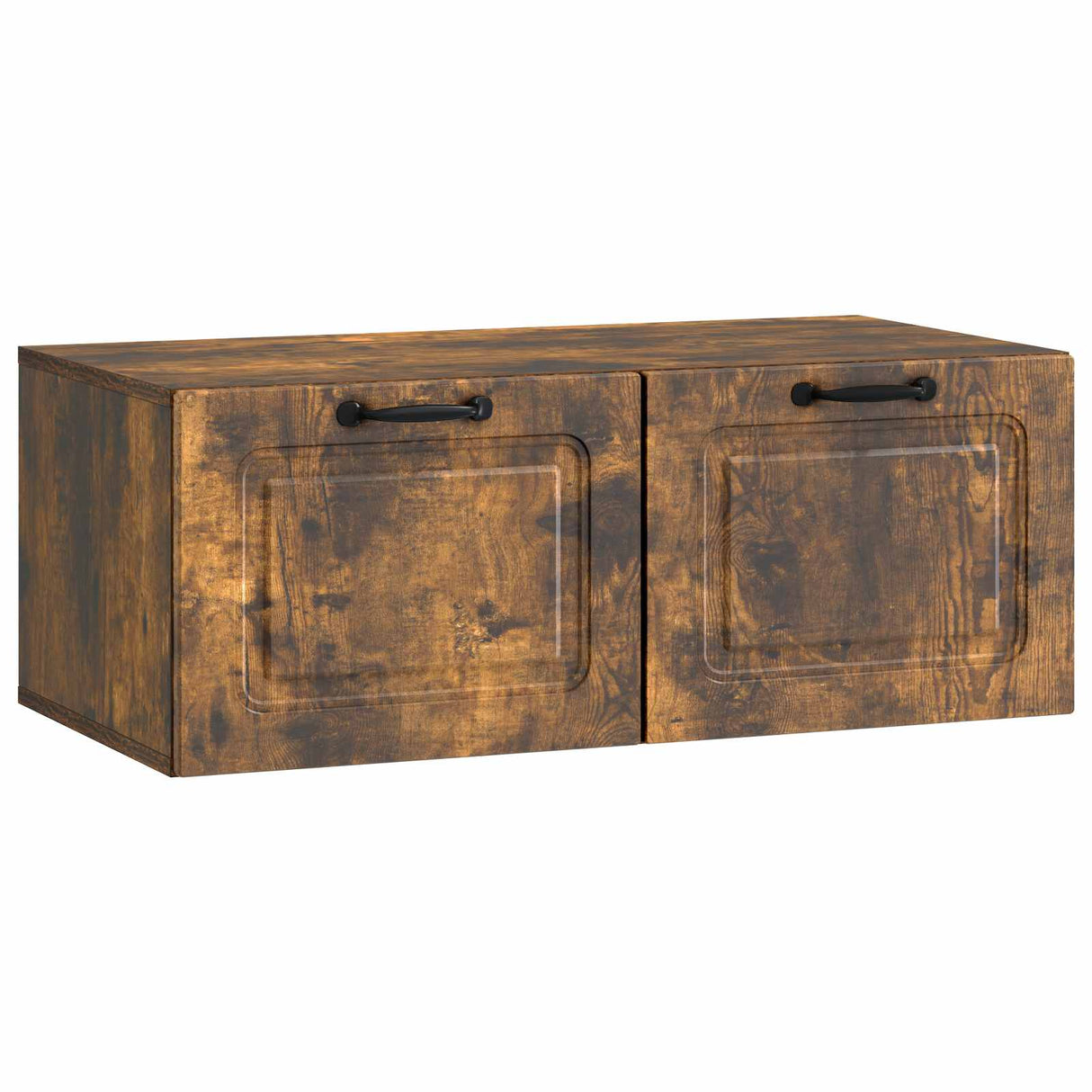 vidaXL Wandmontage TV-kast Zwart 59,5 x 41 x 30 cm Bewerkt hout