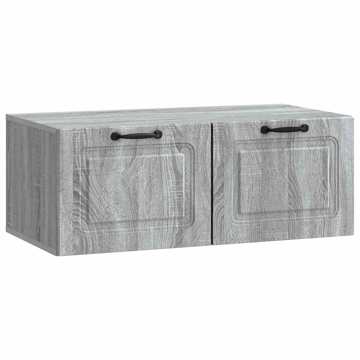 vidaXL Wandmontage TV-kast Zwart 59,5 x 41 x 30 cm Bewerkt hout