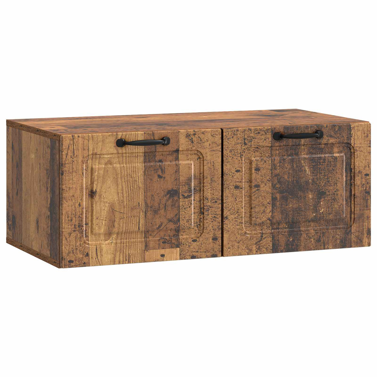 vidaXL Wandmontage TV-kast Zwart 59,5 x 41 x 30 cm Bewerkt hout