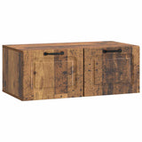 vidaXL Wandmontage TV-kast Zwart 59,5 x 41 x 30 cm Bewerkt hout