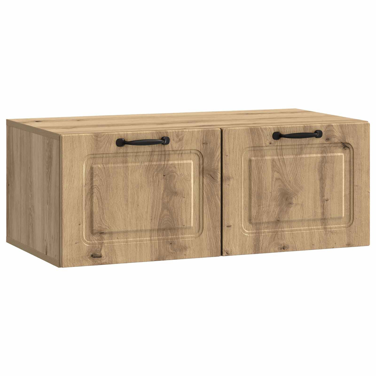 vidaXL Wandmontage TV-kast Zwart 59,5 x 41 x 30 cm Bewerkt hout