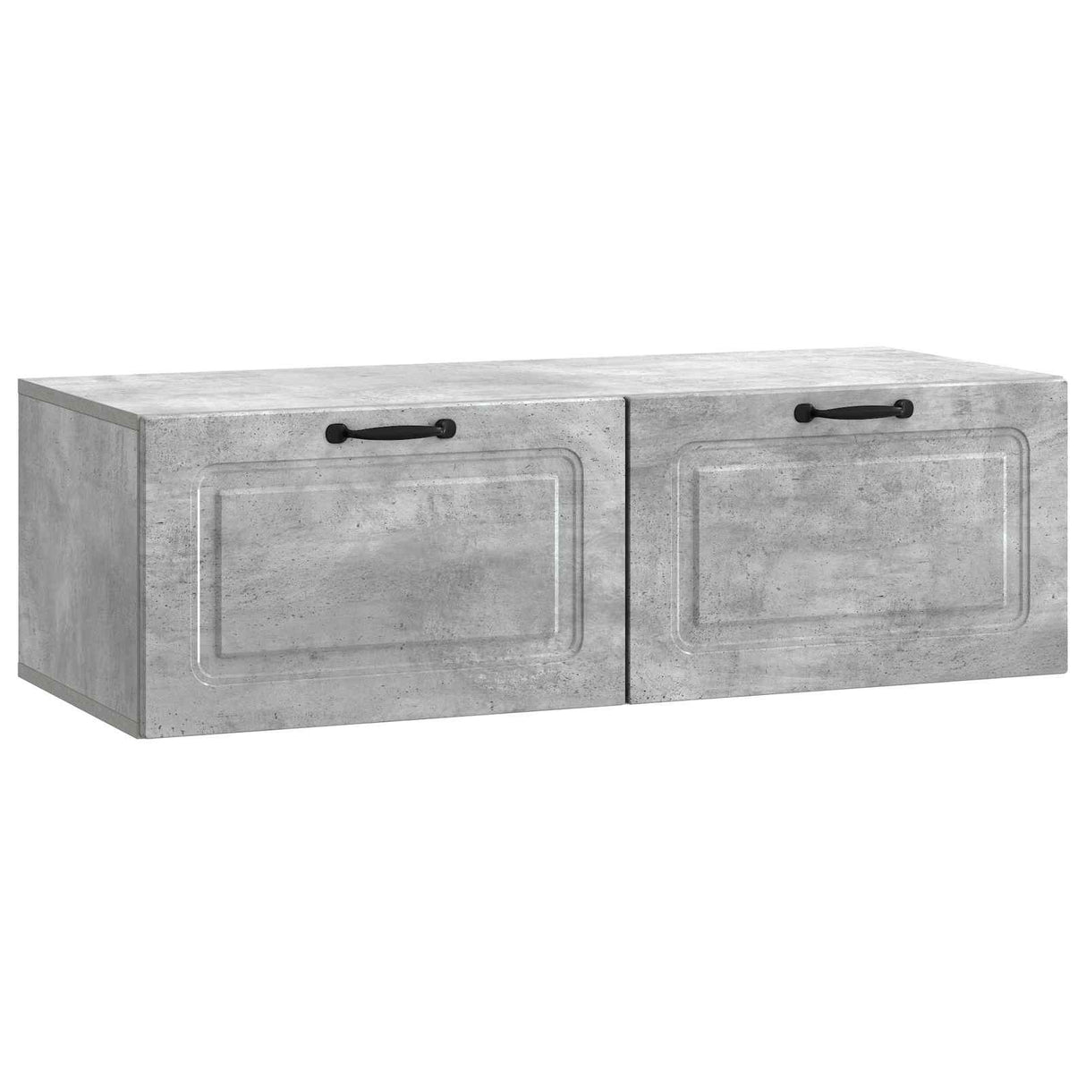 vidaXL Wandmontage TV-kast Zwart 59,5 x 41 x 30 cm Bewerkt hout