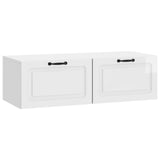 vidaXL Wandmontage TV-kast Zwart 59,5 x 41 x 30 cm Bewerkt hout