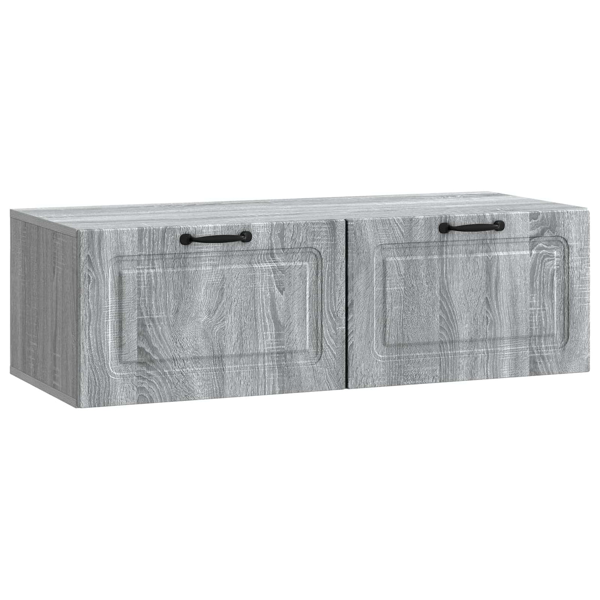 vidaXL Wandmontage TV-kast Zwart 59,5 x 41 x 30 cm Bewerkt hout
