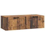 vidaXL Wandmontage TV-kast Zwart 59,5 x 41 x 30 cm Bewerkt hout