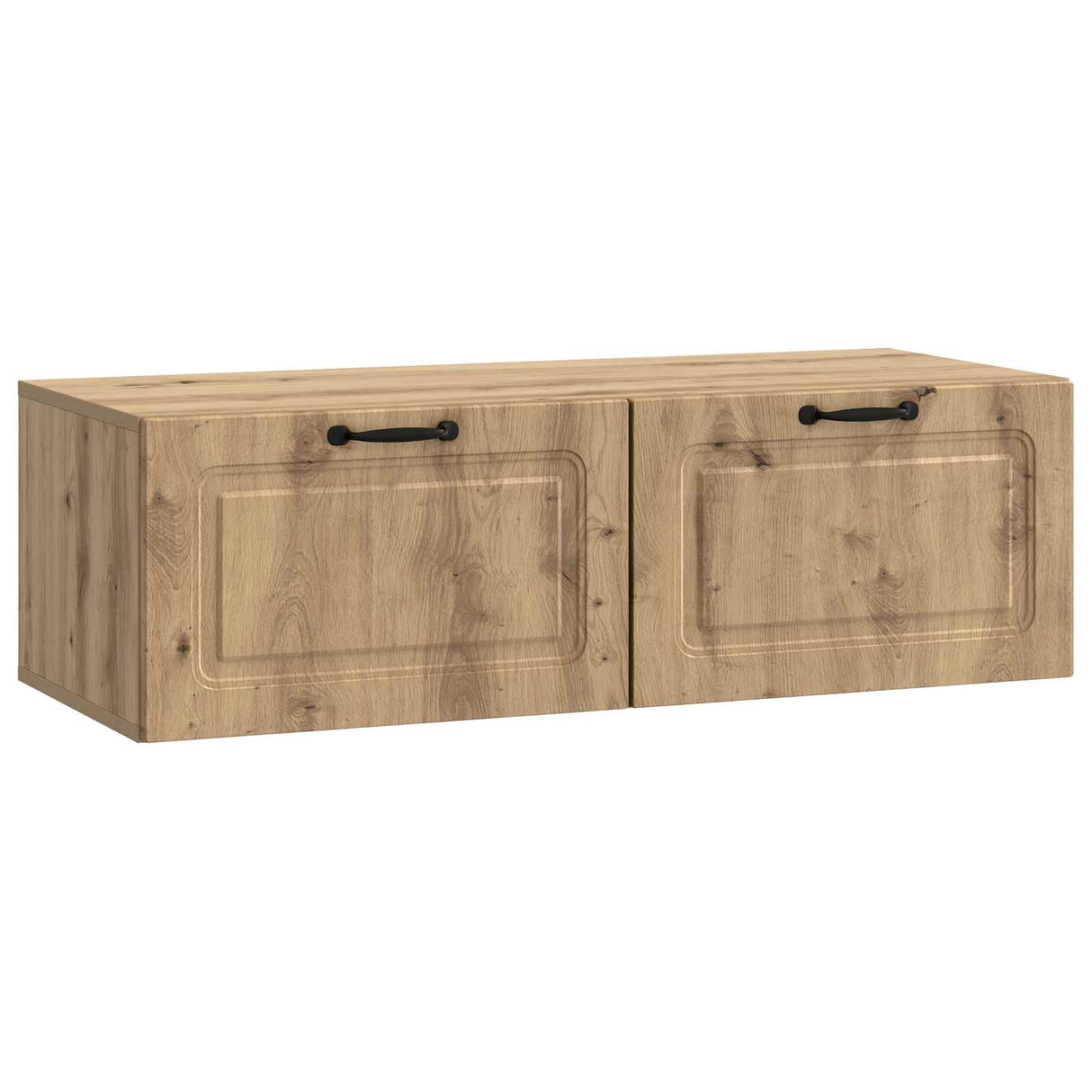 vidaXL Wandmontage TV-kast Zwart 59,5 x 41 x 30 cm Bewerkt hout