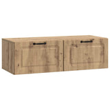 vidaXL Wandmontage TV-kast Zwart 59,5 x 41 x 30 cm Bewerkt hout