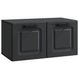vidaXL Wandmontage TV-kast Zwart 59,5 x 41 x 30 cm Bewerkt hout