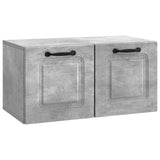 vidaXL Wandmontage TV-kast Zwart 59,5 x 41 x 30 cm Bewerkt hout