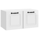 vidaXL Wandmontage TV-kast Zwart 59,5 x 41 x 30 cm Bewerkt hout