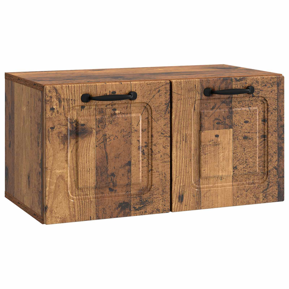 vidaXL Wandmontage TV-kast Zwart 59,5 x 41 x 30 cm Bewerkt hout