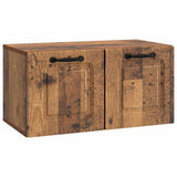 vidaXL Wandmontage TV-kast Zwart 59,5 x 41 x 30 cm Bewerkt hout