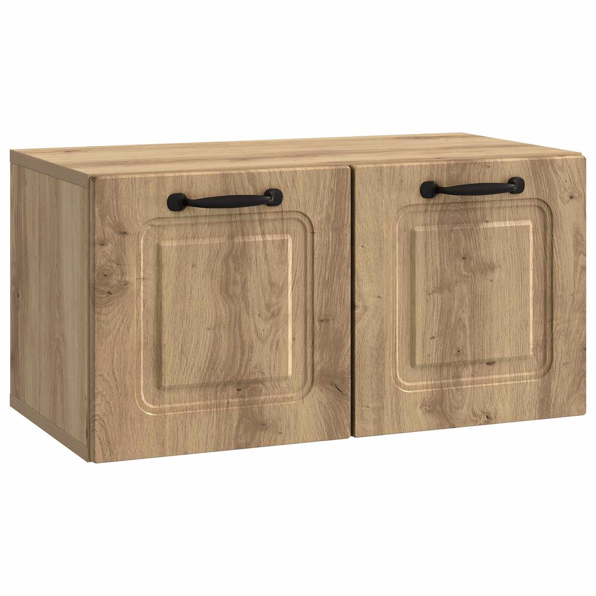 vidaXL Wandmontage TV-kast Zwart 59,5 x 41 x 30 cm Bewerkt hout