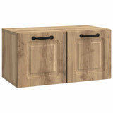 vidaXL Wandmontage TV-kast Zwart 59,5 x 41 x 30 cm Bewerkt hout