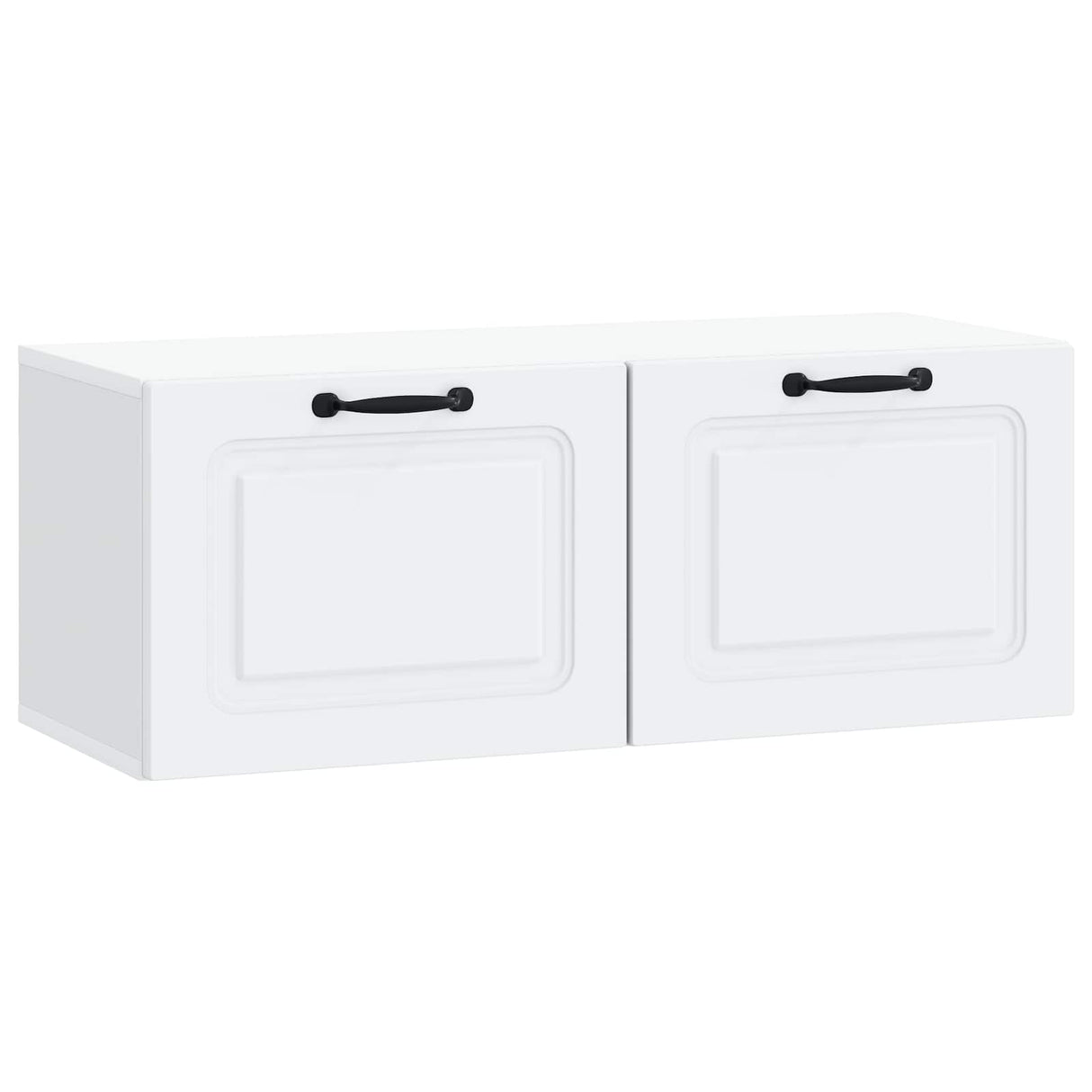 vidaXL Wandmontage TV-kast Zwart 59,5 x 41 x 30 cm Bewerkt hout