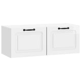 vidaXL Wandmontage TV-kast Zwart 59,5 x 41 x 30 cm Bewerkt hout