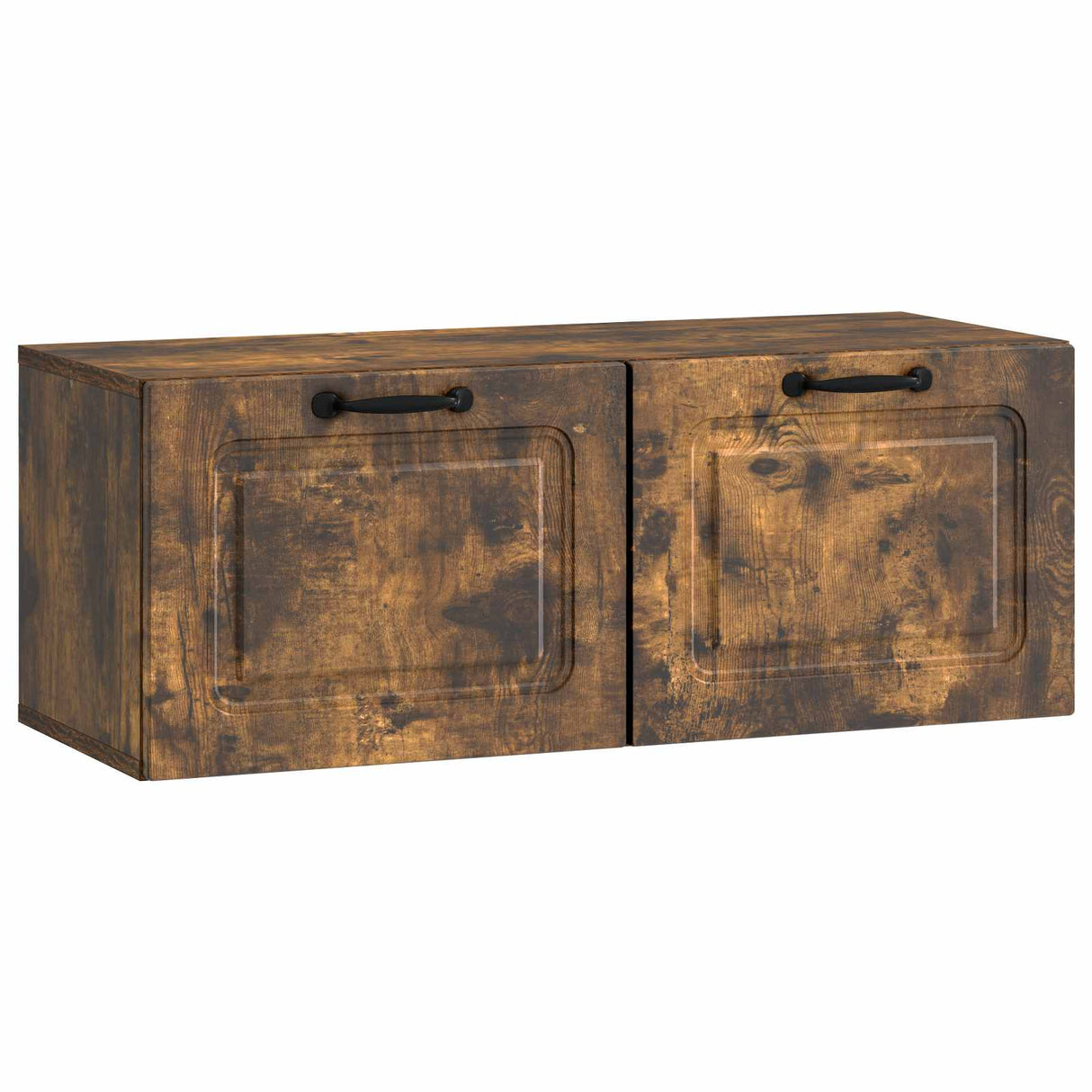 vidaXL Wandmontage TV-kast Zwart 59,5 x 41 x 30 cm Bewerkt hout