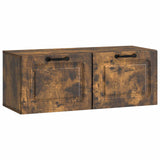 vidaXL Wandmontage TV-kast Zwart 59,5 x 41 x 30 cm Bewerkt hout