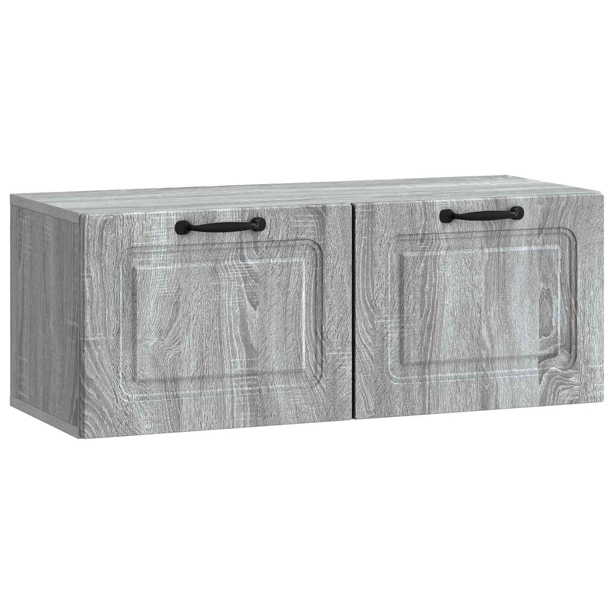 vidaXL Wandmontage TV-kast Zwart 59,5 x 41 x 30 cm Bewerkt hout