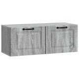 vidaXL Wandmontage TV-kast Zwart 59,5 x 41 x 30 cm Bewerkt hout