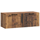 vidaXL Wandmontage TV-kast Zwart 59,5 x 41 x 30 cm Bewerkt hout