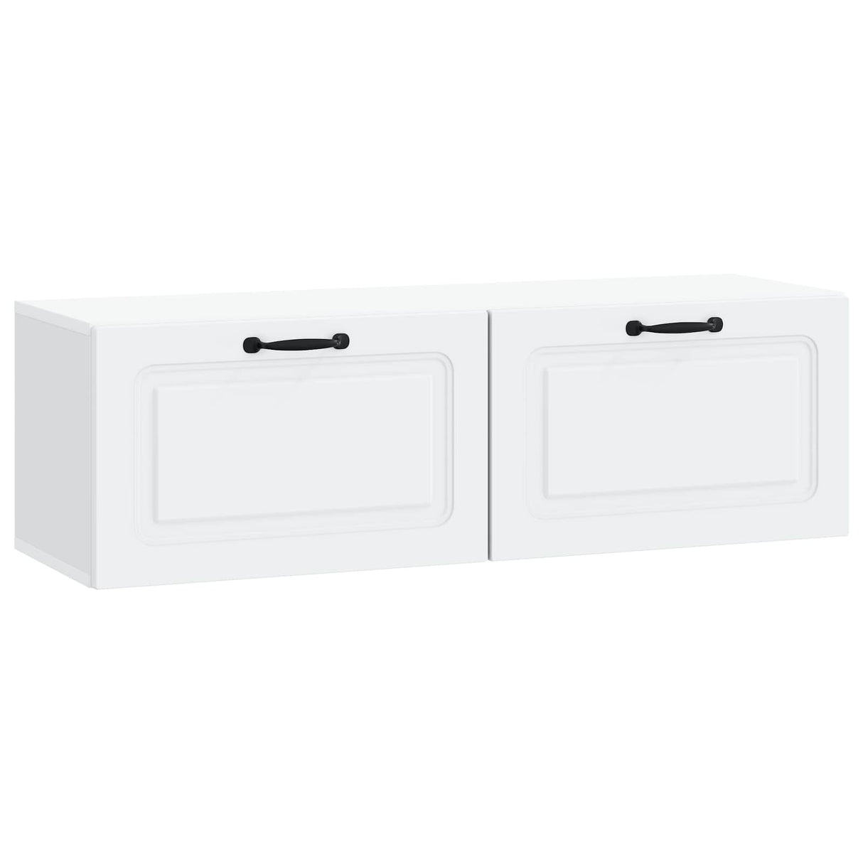 vidaXL Wandmontage TV-kast Zwart 59,5 x 41 x 30 cm Bewerkt hout