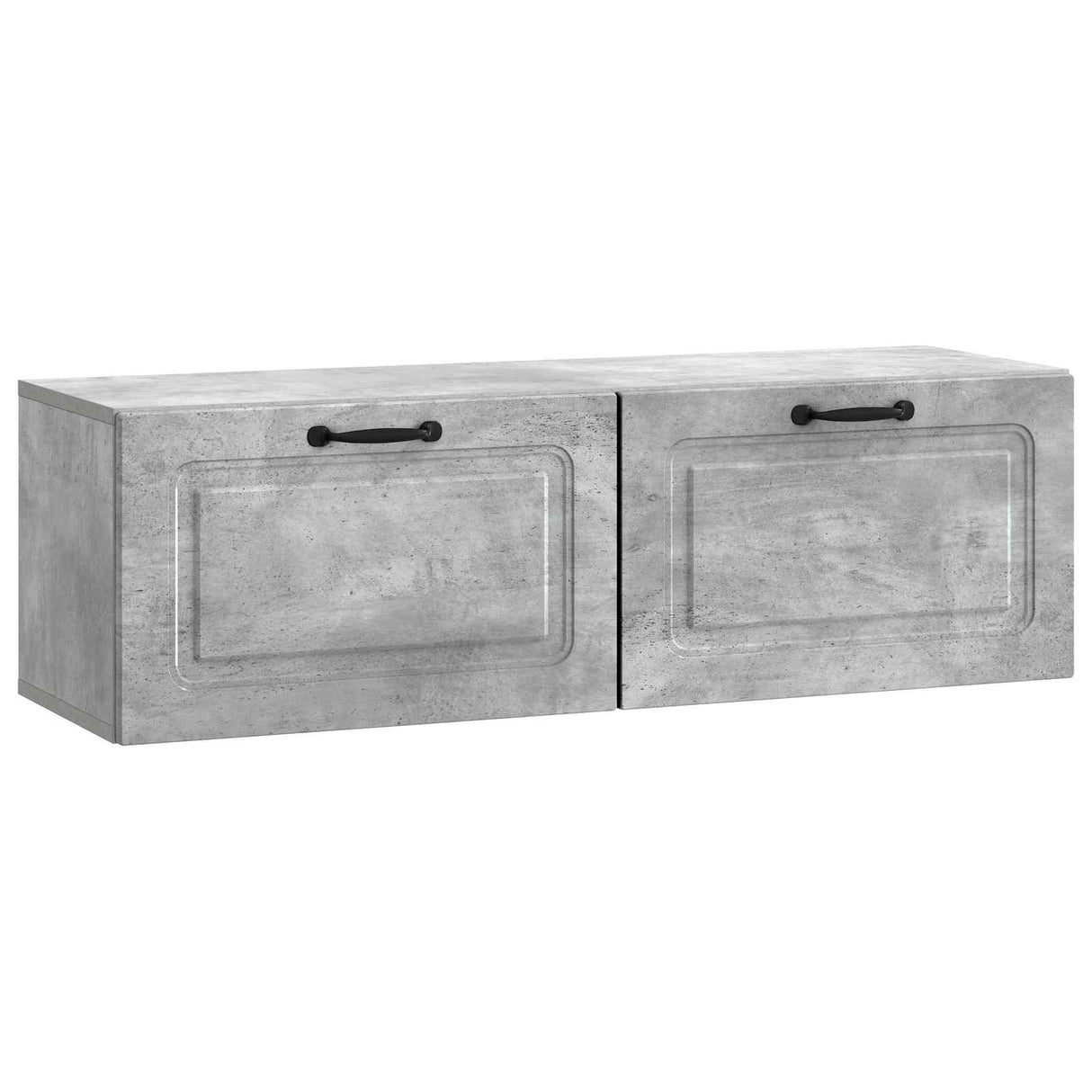 vidaXL Wandmontage TV-kast Zwart 59,5 x 41 x 30 cm Bewerkt hout