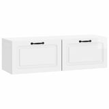 vidaXL Wandmontage TV-kast Zwart 59,5 x 41 x 30 cm Bewerkt hout